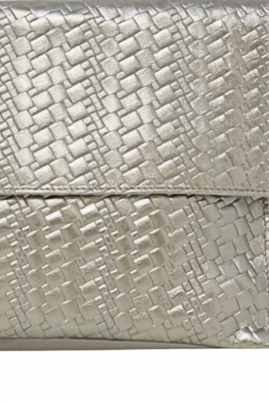 German Fuentes - Women's Leather Cluth Crossbody Bag