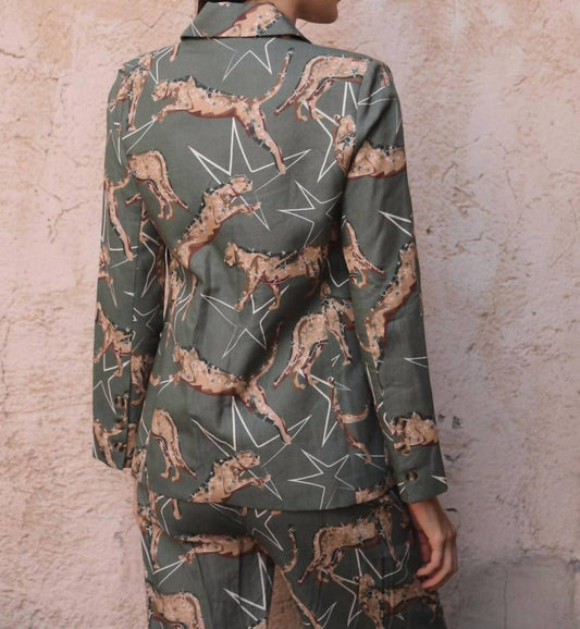 Las Sureñas - Leopard Stars Blazer