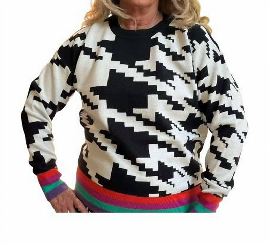 Apny - Houndstooth Sweater