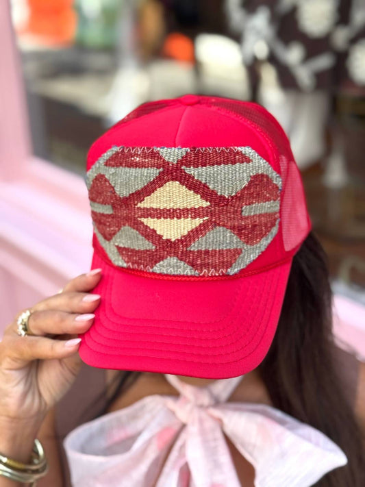 Orijinal - Women's Kilim Trucker Hat