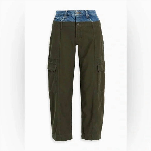 Frame - Le Mix trimmed cotton-canvas cargo pants