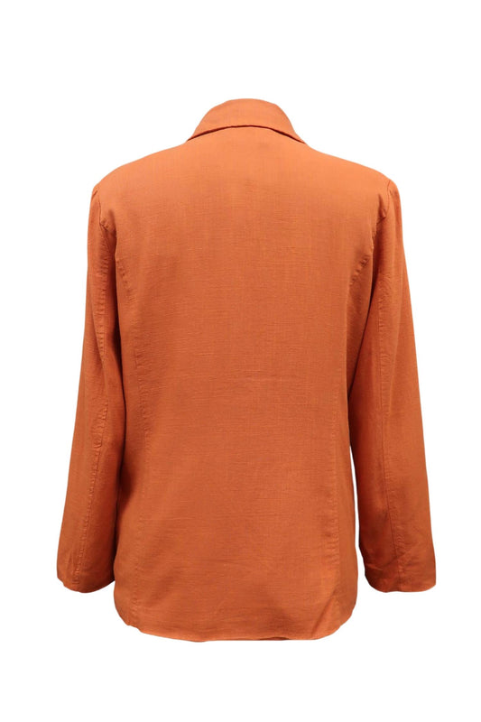 Paparazzi - Women's Linen Blend Classic Lined Blazer