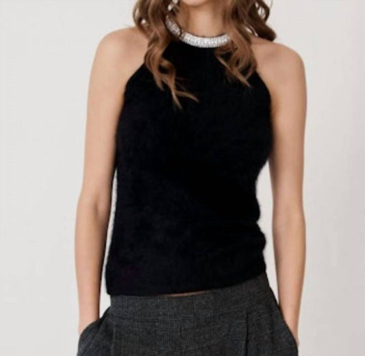 Autumn Cashmere - Cashmere Banded Necklace Halter Top