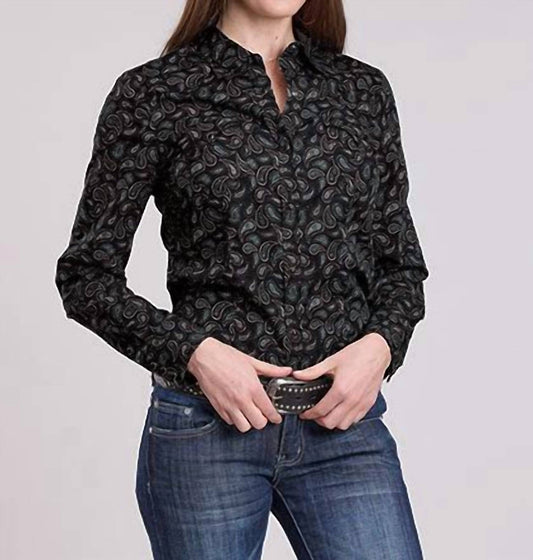Roper - Paisley Stamp Long Sleeve Shirt