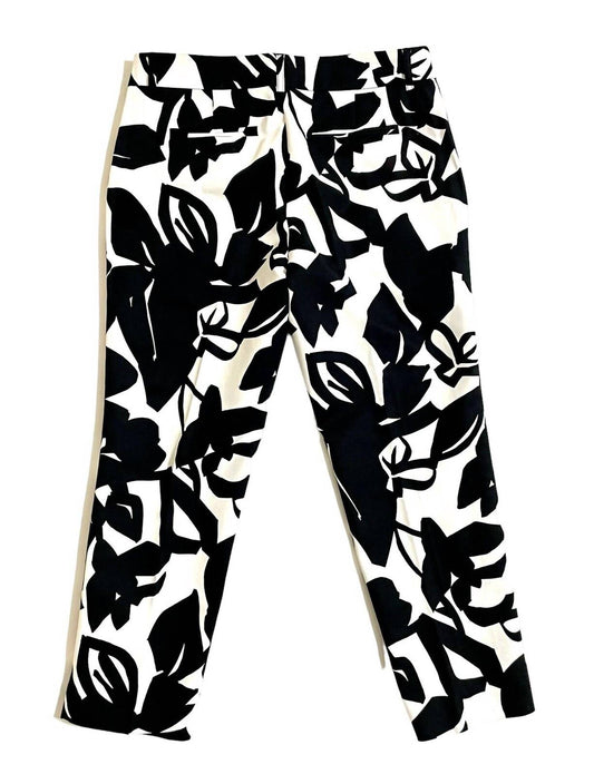 Halogen - Women's Floral Print Stretch Cropped Pants