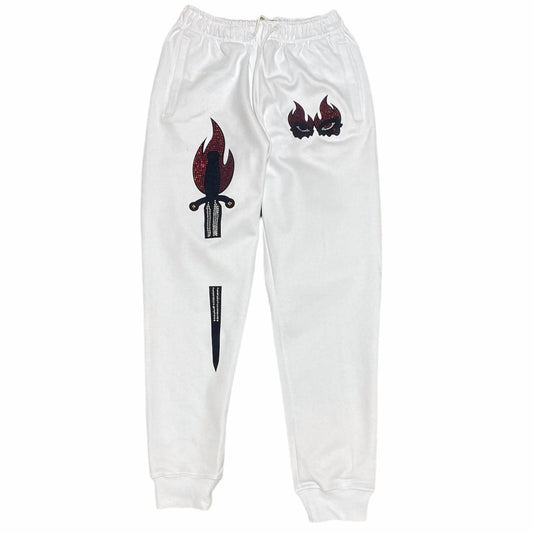 Roku Studio - Men's Double Eye Sword Rhinestone Sweatpants