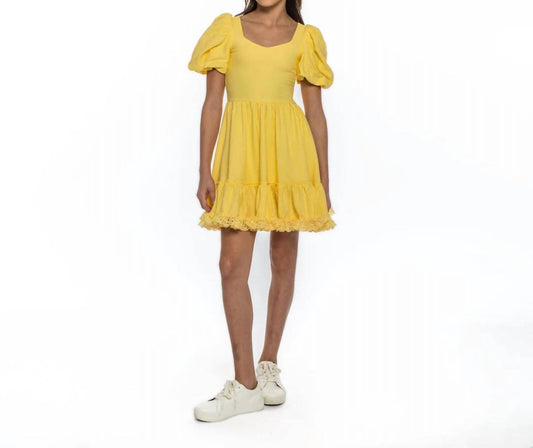Peixoto - Girls Puff Sleeve Dress