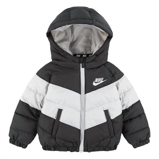 Nike - Baby Boy's Hooded Chevron Puffer Jacket