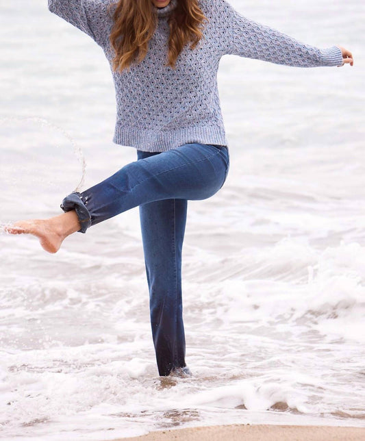 Tribal - Audrey Boundless Stretch Denim Straight Leg Crop Jeans