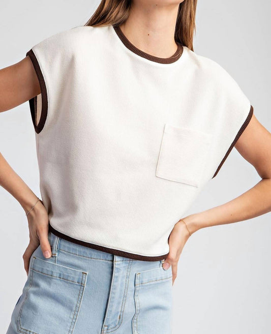 Ee:Some - Two Tone Short Sleeve