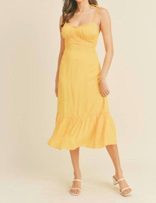 Lush - Sunny Tie Strap Midi Dress