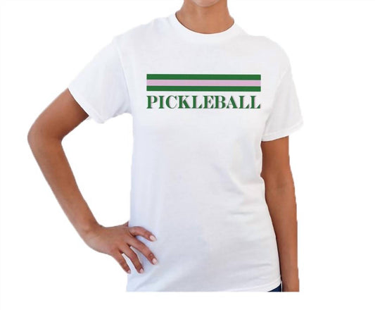 Toss Designs - Pickleball Stripe T-Shirt