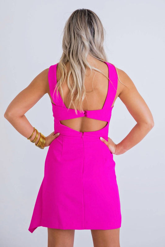 Karlie - CUT-OUT HALTER DRESS