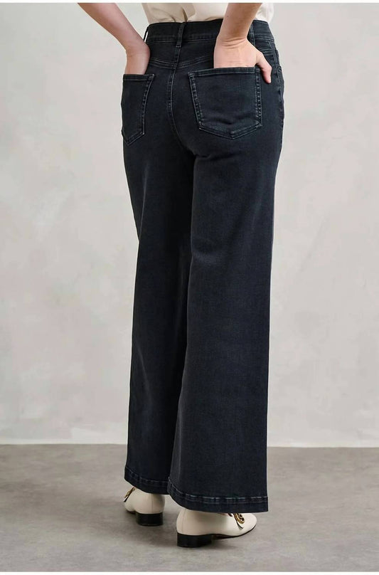 Frame - Le Slim Palazzo Wide Hem Jean