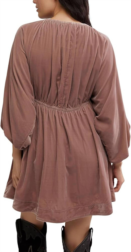 Free People - Portia Velvet Mini Dress