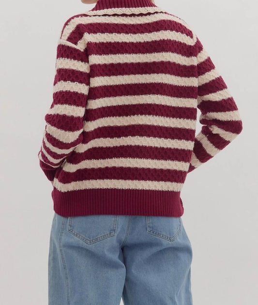 Entro - Stripes And Fun Sweater