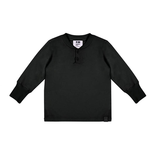 Omamimini - Kids' Long Sleeve Jersey Henley Top