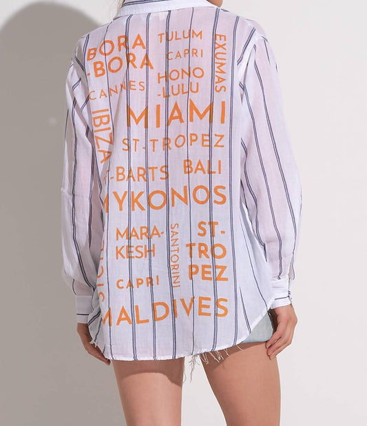 Elan - Striped Destination Cover Up