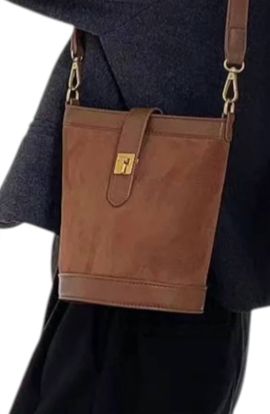 Pretty Persuasions - Suede-like Microfiber Leather Shoulder Crossbody Bag