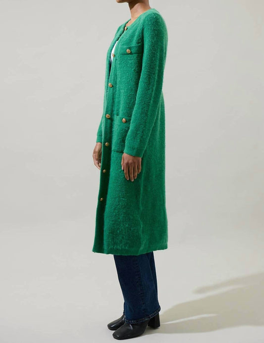 Sugarlips - Sanford Button Down Midi Cardigan