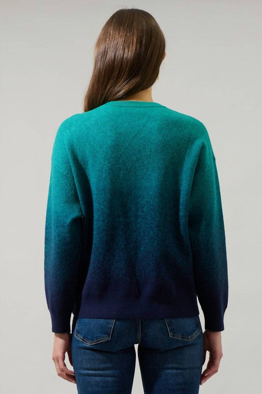 Sugarlips - Nessa Gradient Ombre Long Sleeve Sweater
