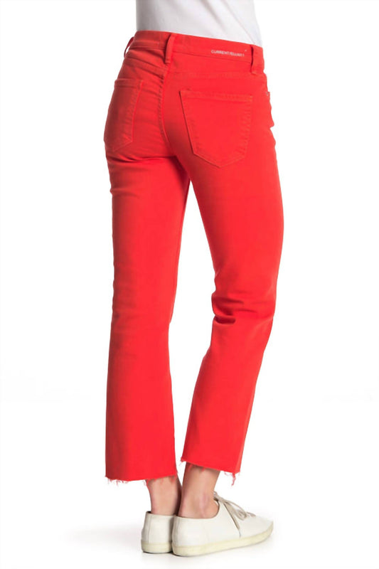 Current/Elliott - The Kick Flare Crop High Waist Jean