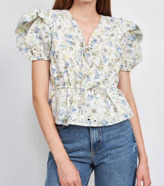 En Saison - Eliza Eyelet Blouse