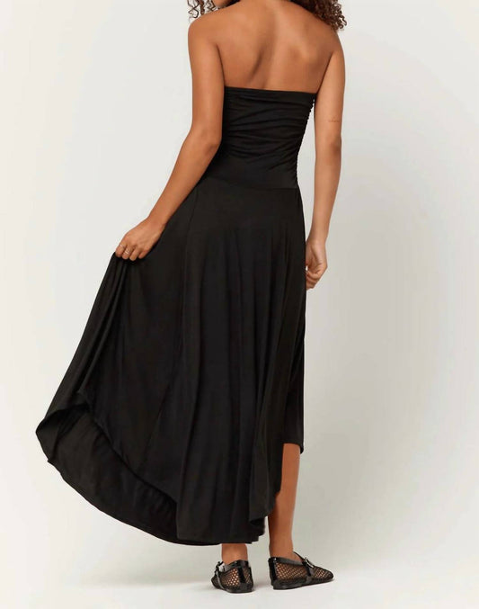 Project Social T - Goddess Strapless Shirred Dress