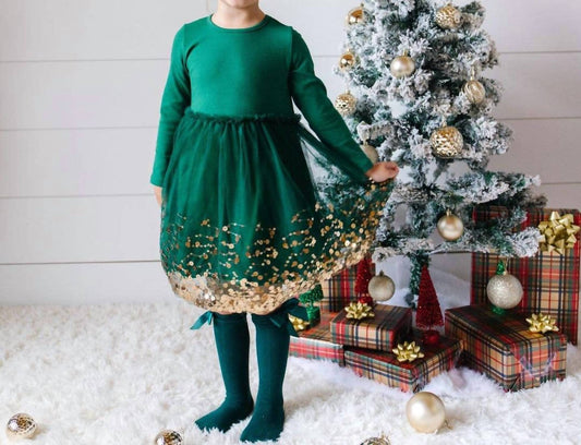 Sweet Wink - Girl's Sequin Christmas Tutu Dress