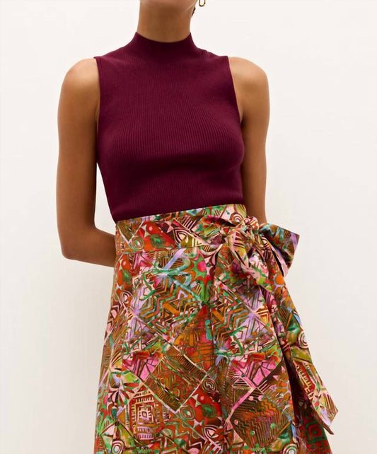 Marie Oliver - Mazie Sleeveless Mock Neck Top