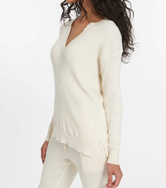 Leimere - Cabo Split Neck Top