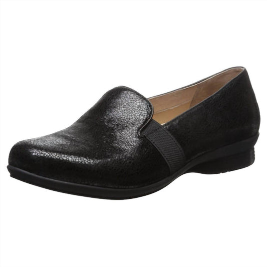 Dansko - Women's Addy Loafer Black Crackle