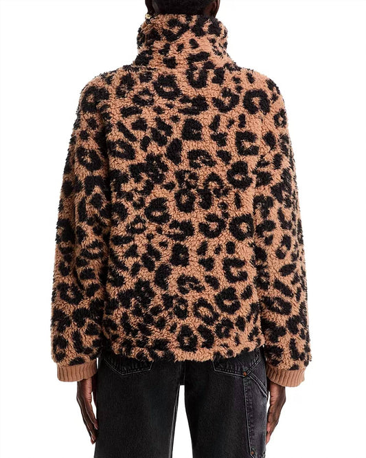 Vintage Havana - Leopard Sherpa Jacket