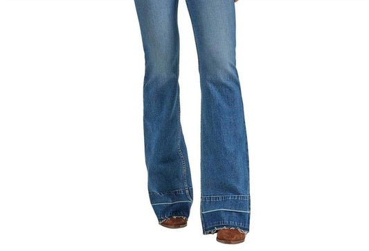 Wrangler - Women's Retro Mid Rise Mae Trouser Jeans