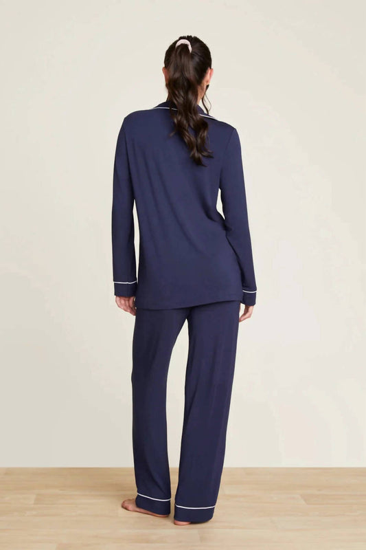 Barefoot Dreams - Luxe Milk Jersey Piped Pajama Set