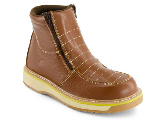 Forastero - Men's Double Zipper Leather Booties