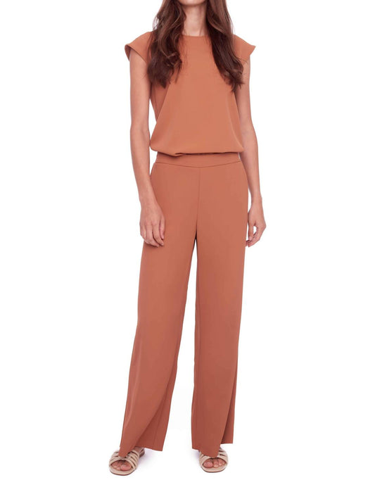 Up! - Solid Vegan Silk Wide Leg Pant