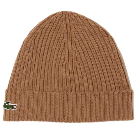 Lacoste - Ribbed Wool Beanie - Unisex