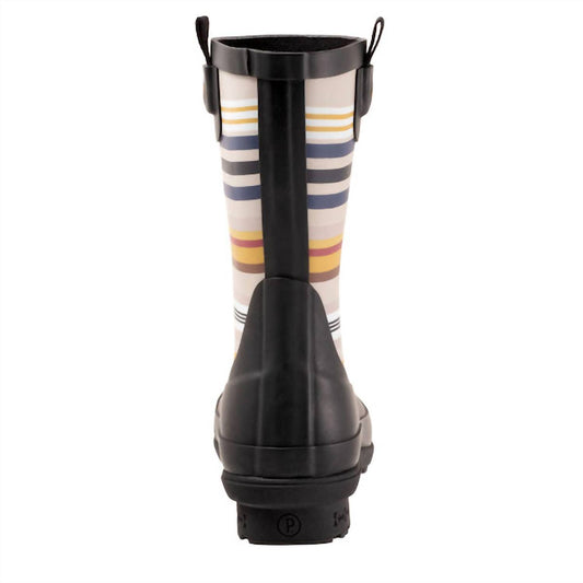 Pendleton - Women's Bridger Stripe Mid Rain Boot