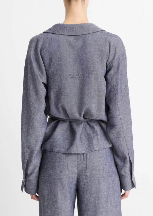 Vince - Women's Collared Wrap Top