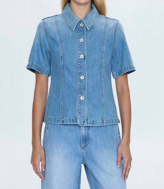 Pistola - Cyndi Short Sleeve Denim Shirt