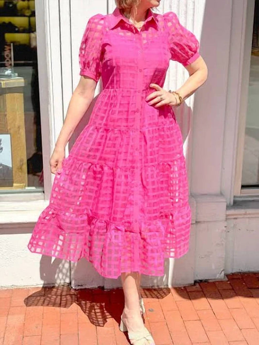 Jade - TIERED MAXI DRESS WITH SLEEVES