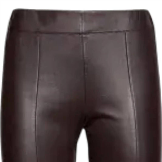 Salvatore Ferragamo - Women's Nappa Leather Thighs Pants