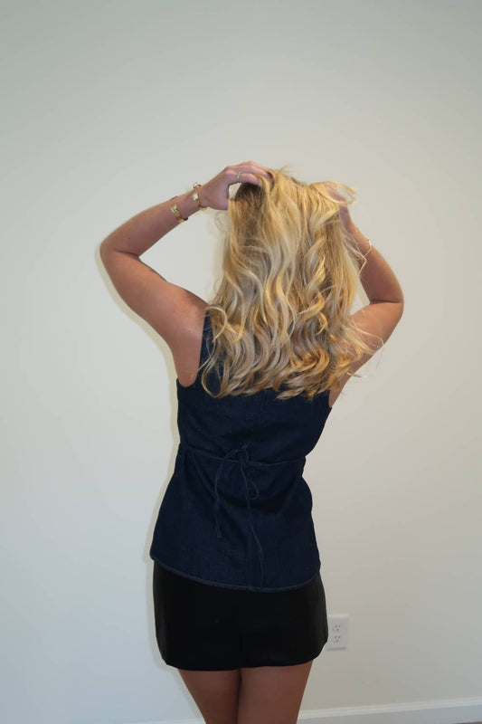 Olivaceous - Rylan Denim Top