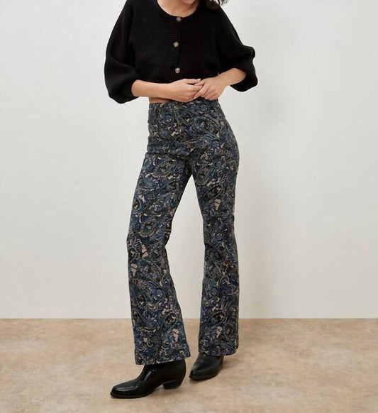 Apricot - Paisley Print Flare Pants