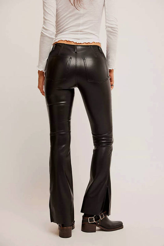 Free People - Level Up Vegan Slit Boot Cut Jeans