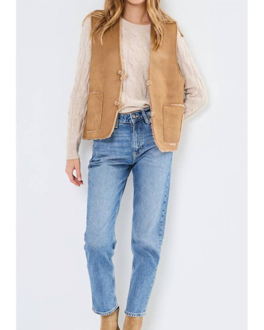 Frnch - Banel Reversible Toggle Waistcoat Vest