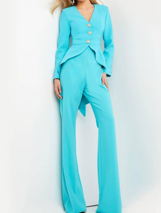 Jovani - Women's Two Piece Evening Pant Suit