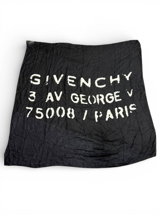 Givenchy - Women's Paris Logo Address Square Scarf