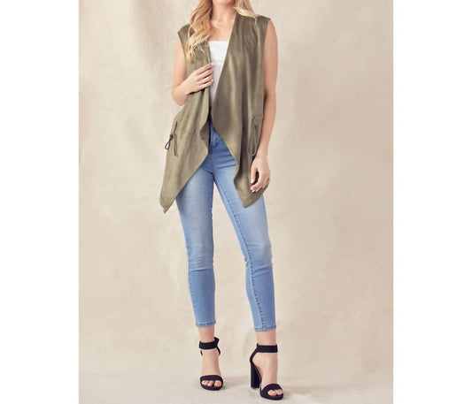 Anna Suede Vest